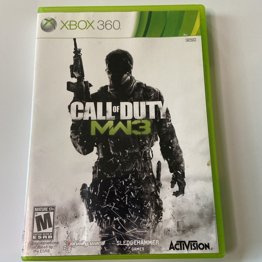 Call of Duty Modern Warfare 3 Video Game Xbox 360 Action War Booklet CIB